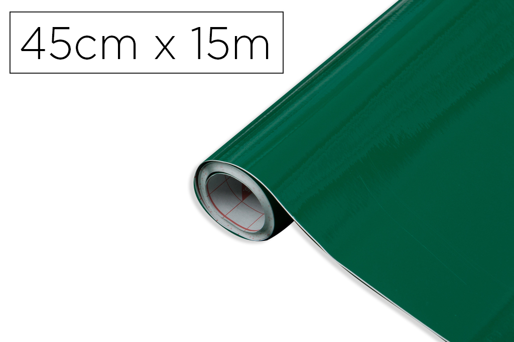 ROLO ADESIVO DC-FIX VERDE ESMERALDA LARGURA 45 CM COMPRIMENTO 15 MT