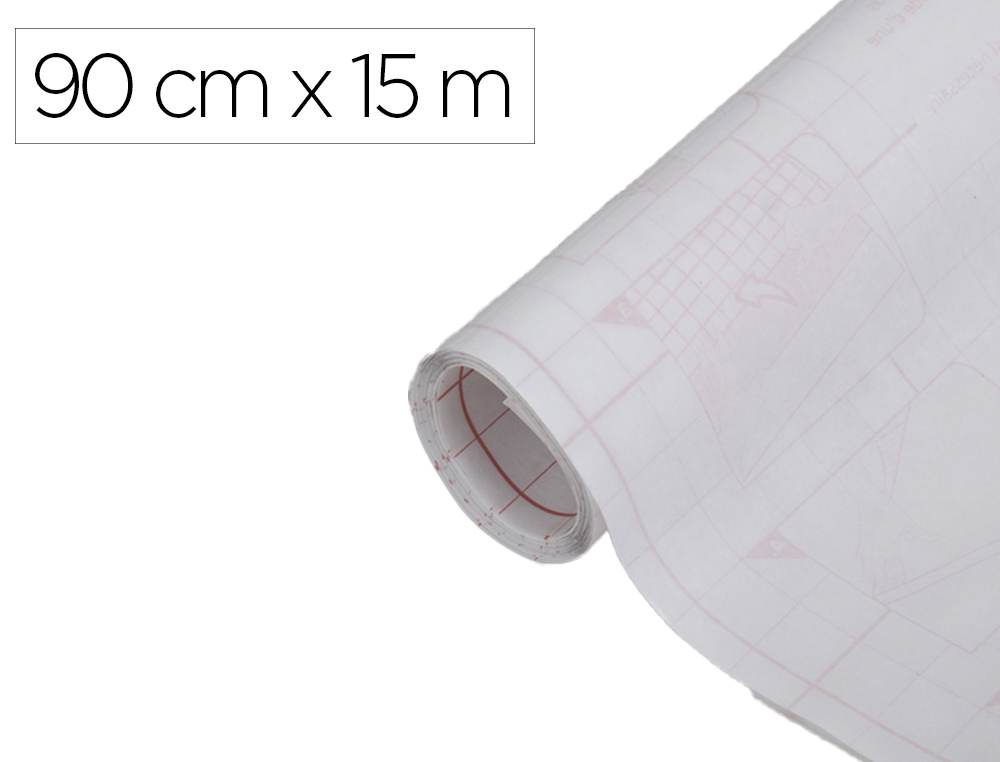 ROLO ADESIVO DC-FIX BRANCO MATE LARGURA 90 CM COMPRIMENTO 15 MT