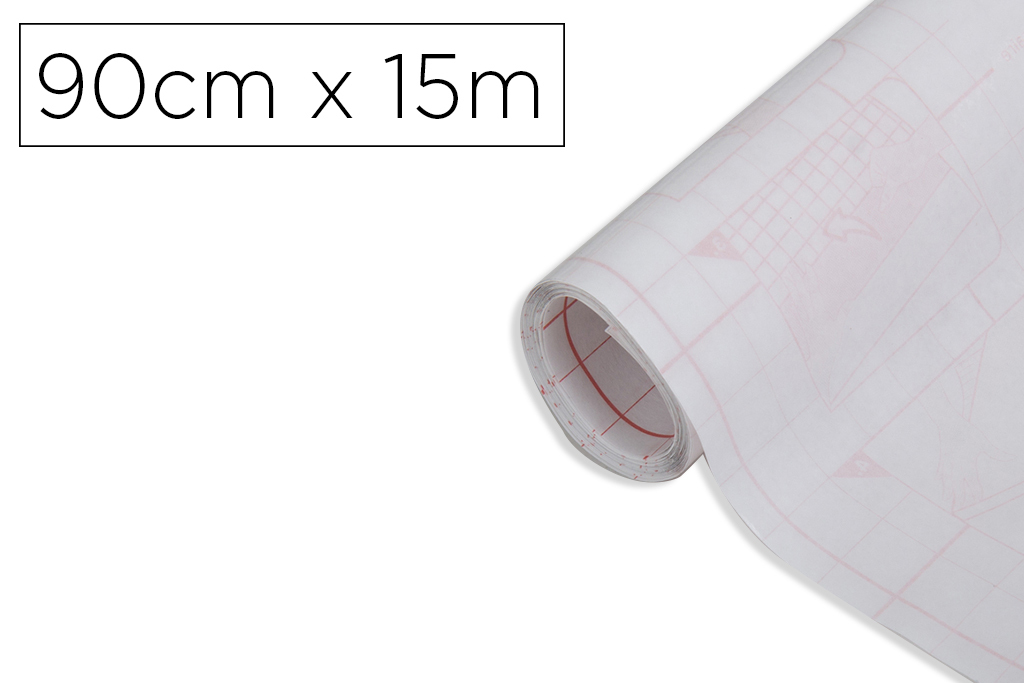 ROLO ADESIVO DC-FIX TRANSPARENTE LARGURA 90 CM COMPRIMENTO 15 MT
