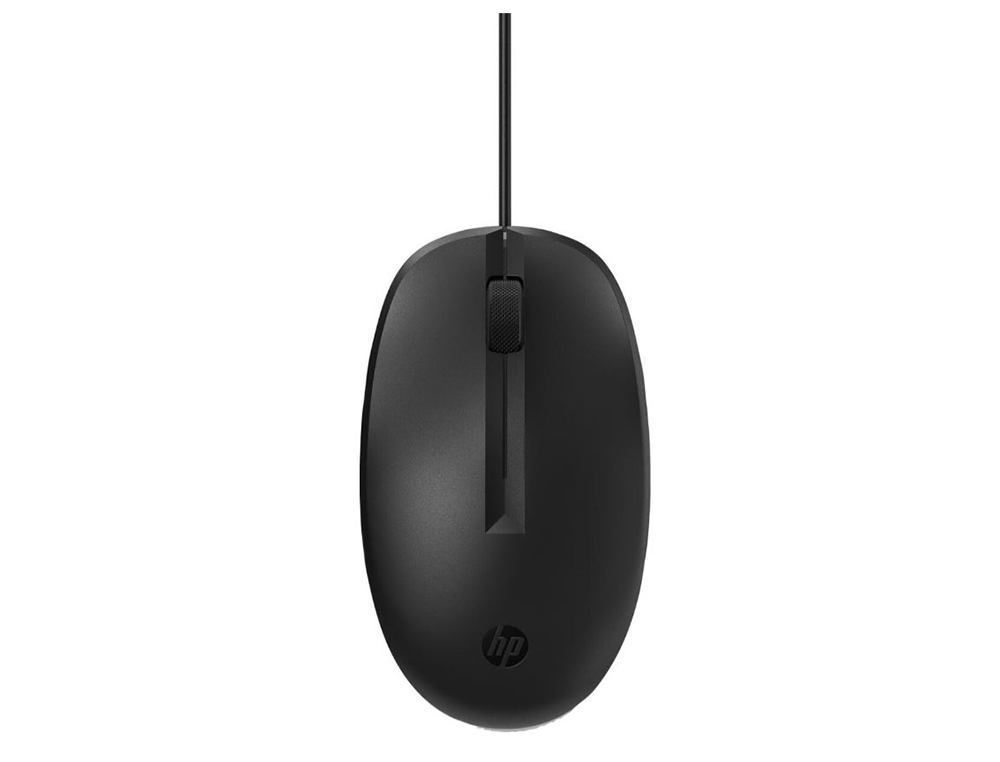 RATO HP 128 LASER 3 BOTOES 1200 DPI USB-A COMPRIMENTO CABO 180 CM COR PRETO