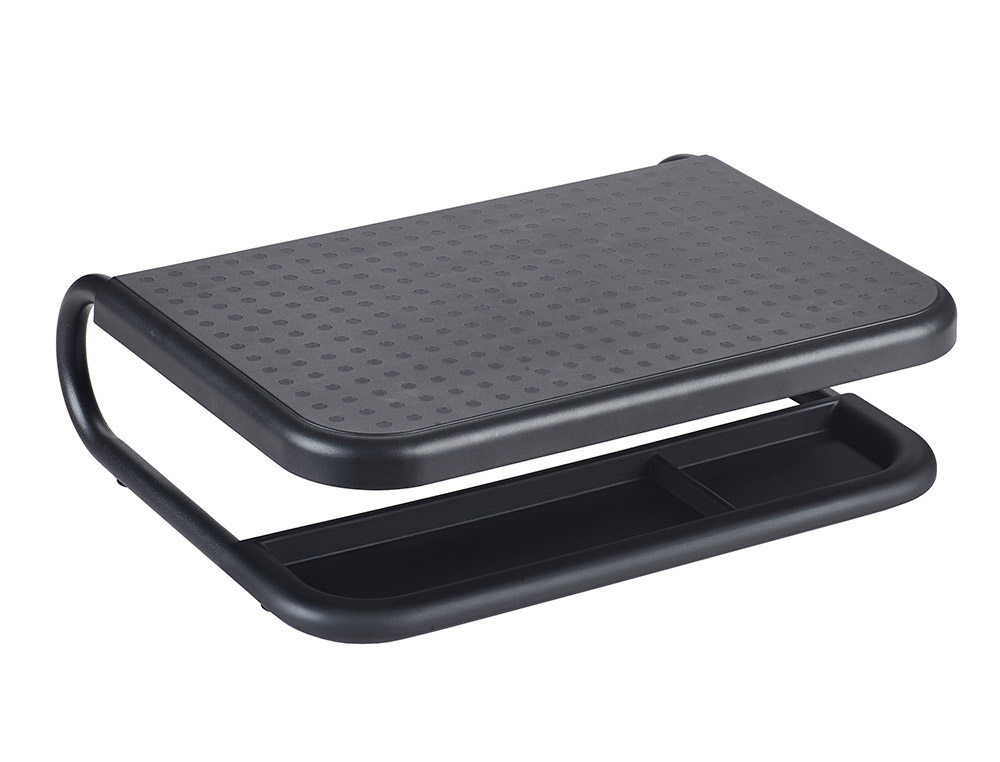 SUPORTE Q-CONNECT PARA PORTATIL E MONITOR DE PC COM BANDEJA ORGANIZADORA COR PRETO