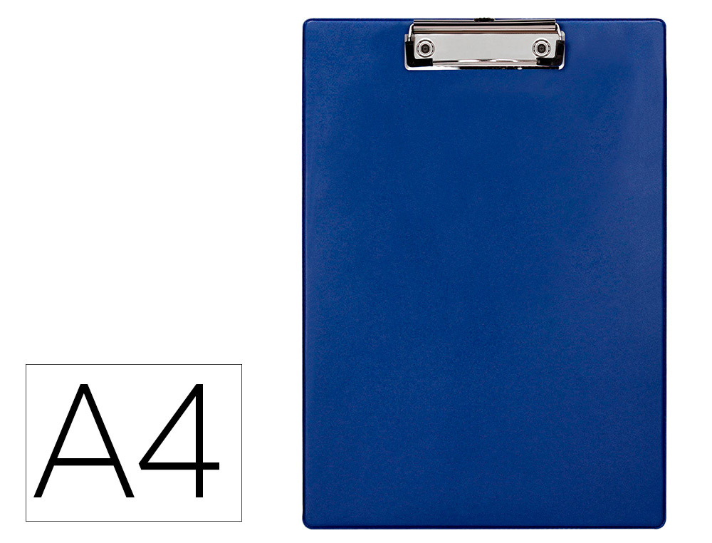 PORTA NOTAS Q-CONNECT PLASTICO 50% RECICLADO DIN A4 AZUL ESPESSURA 2,1 MM