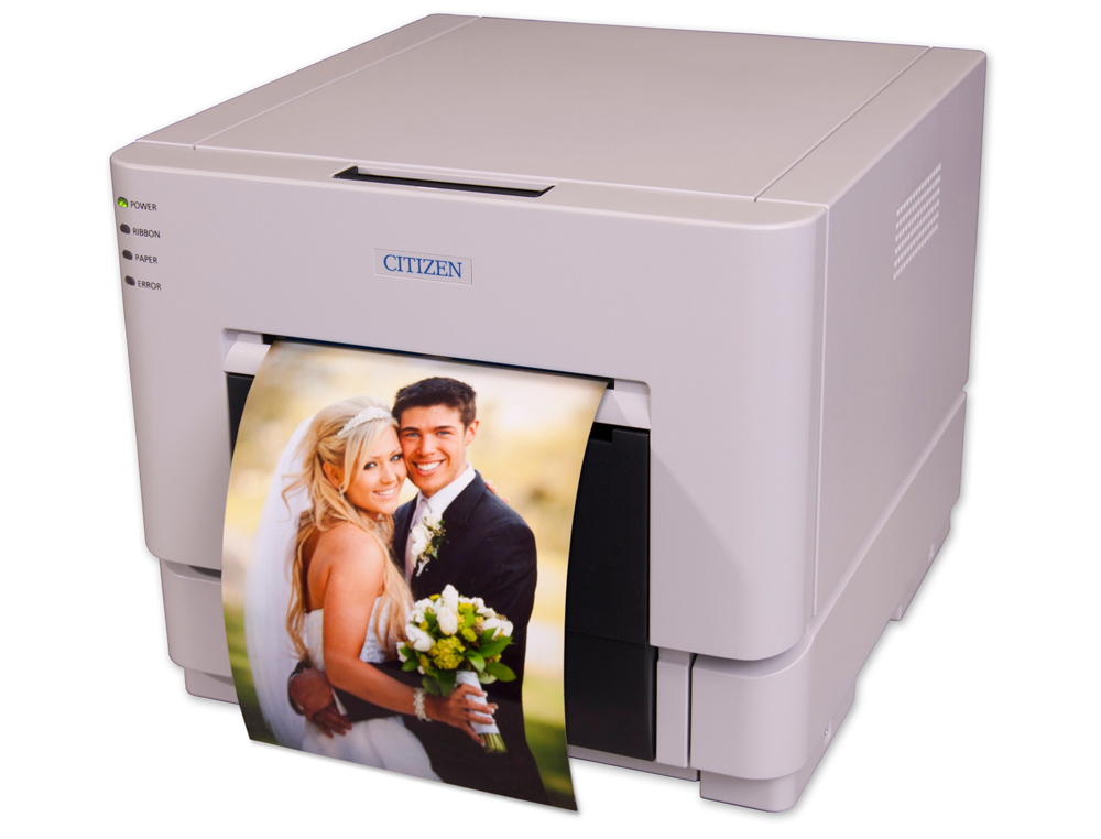IMPRESSORA DE SUBLIMACAO CITIZEN 10X15 CM / 16X22 CM IMPRESSAO BRILHO E MATE 350/700 IMPRESSOES POR ROLO COR BRANCO 322X