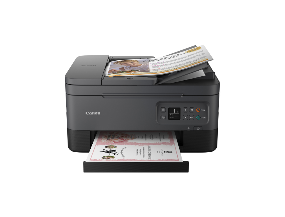 MULTIFUNCOES CANON MAXIFY TS7450I TINTA COR 13PPM DIN A4 PRETO 7PPM COR WIFI IMPRESSORA SCANNER COPIADORA BANDEJA 100 FO