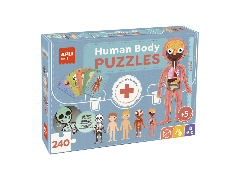 PUZZLE APLI KIDS CORPO HUMANO 240 PECAS