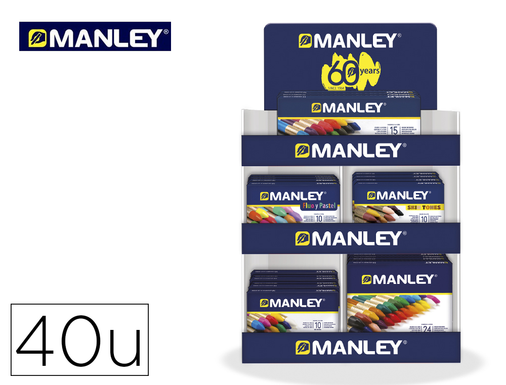 EXPOSITOR LAPIS DE CERA MANLEY 2024 150X320X500 MM