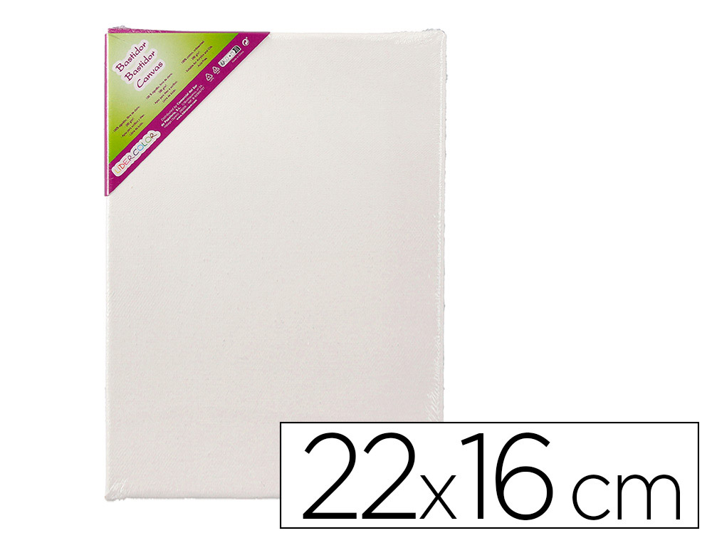 TELA DE PINTURA LIDERCOLOR LENCO AGRAFADO LATERAL ALGODAO 100% 22X16 CM