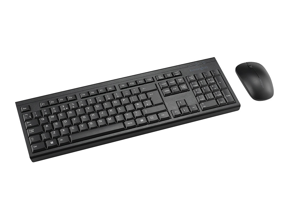 CONJUNTO TECLADO E RATO KENSINGTON KM150 EQ SEM FIOS COR PRETO