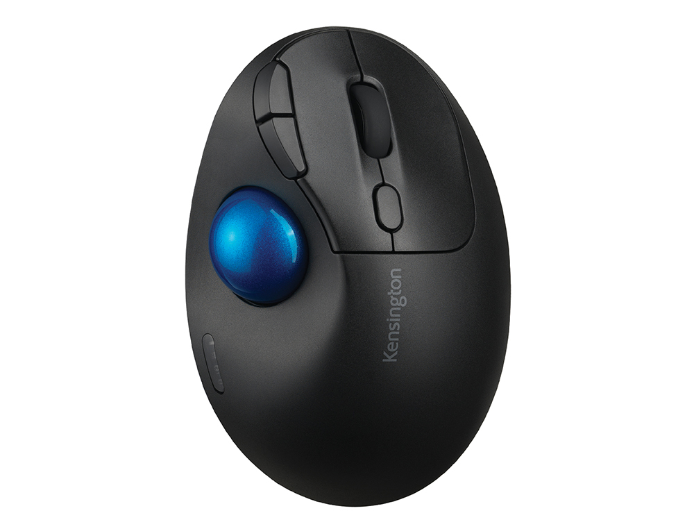 RATO KENSINGTON OTICO TRACKBALL TB450 PRO FIT ERGO 1600 DPI SEM FIOS COR PRETO/AZUL