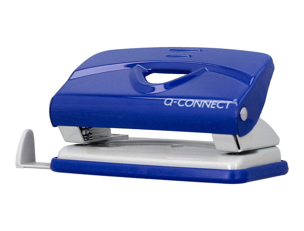 FURADOR Q-CONNECT KF14215 AZUL ABERTURA 1 MM CAPACIDADE 10 FOLHAS