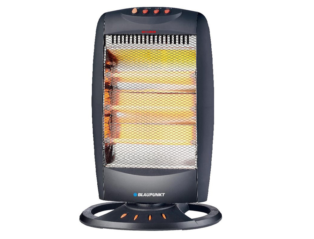 AQUECEDOR BLAUPUNKT 1200W TRES NIVEIS POTENCIA FUNCAO OSCILANTE COR PRETO