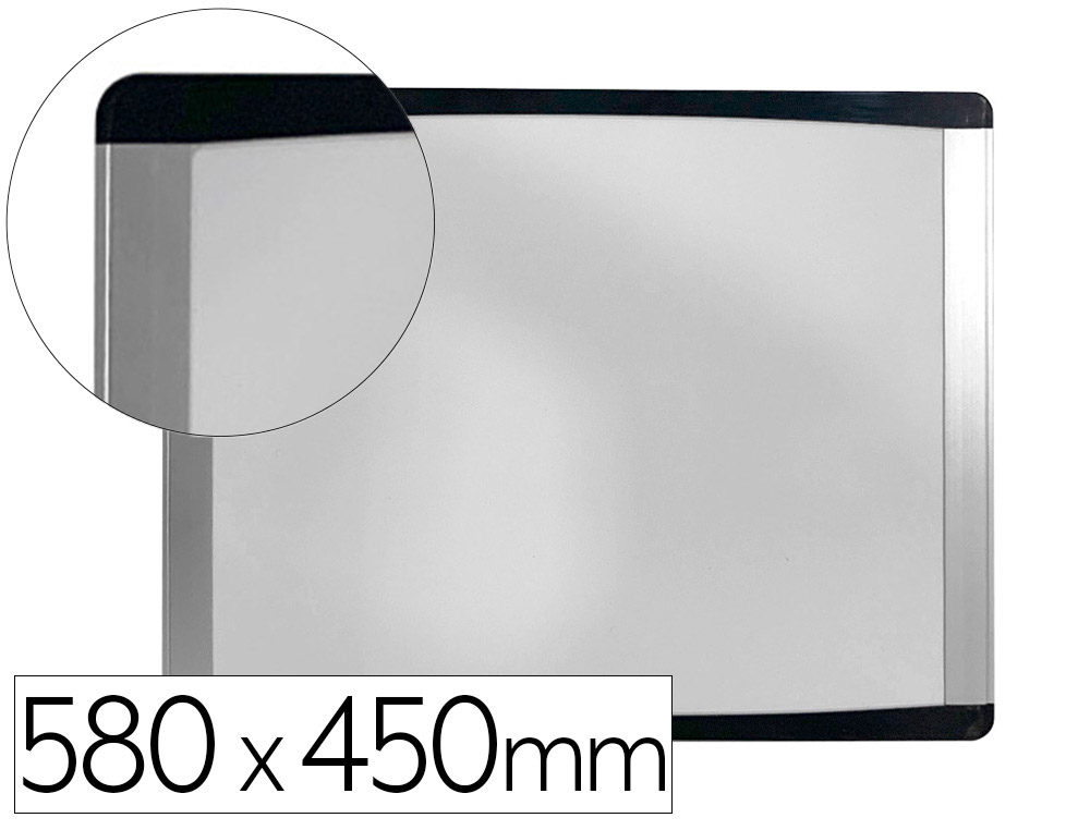 PIZARRA BLANCA BI-OFFICE INKA MAGNETICA ACERO LACADO MARCO DE ALUMINIO 580X450 CM