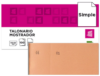 BLOCO DE TALOES 6/4 LARANJA
