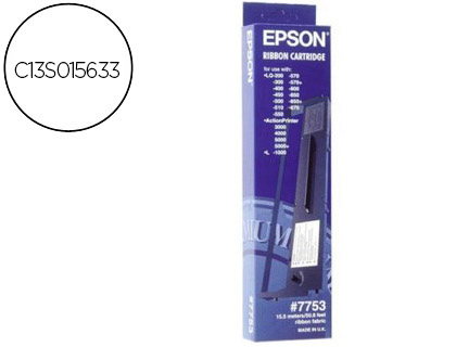 FITA MAQUINA ORIGINAL EPSON PARA LQ-200/300/500/550/570/850/870 PRETA