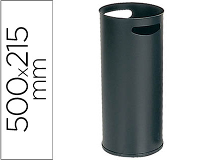 PORTA GUARDA-CHUVAS SIE METALICO COM PEGAS PRETO 500 X 215 MM