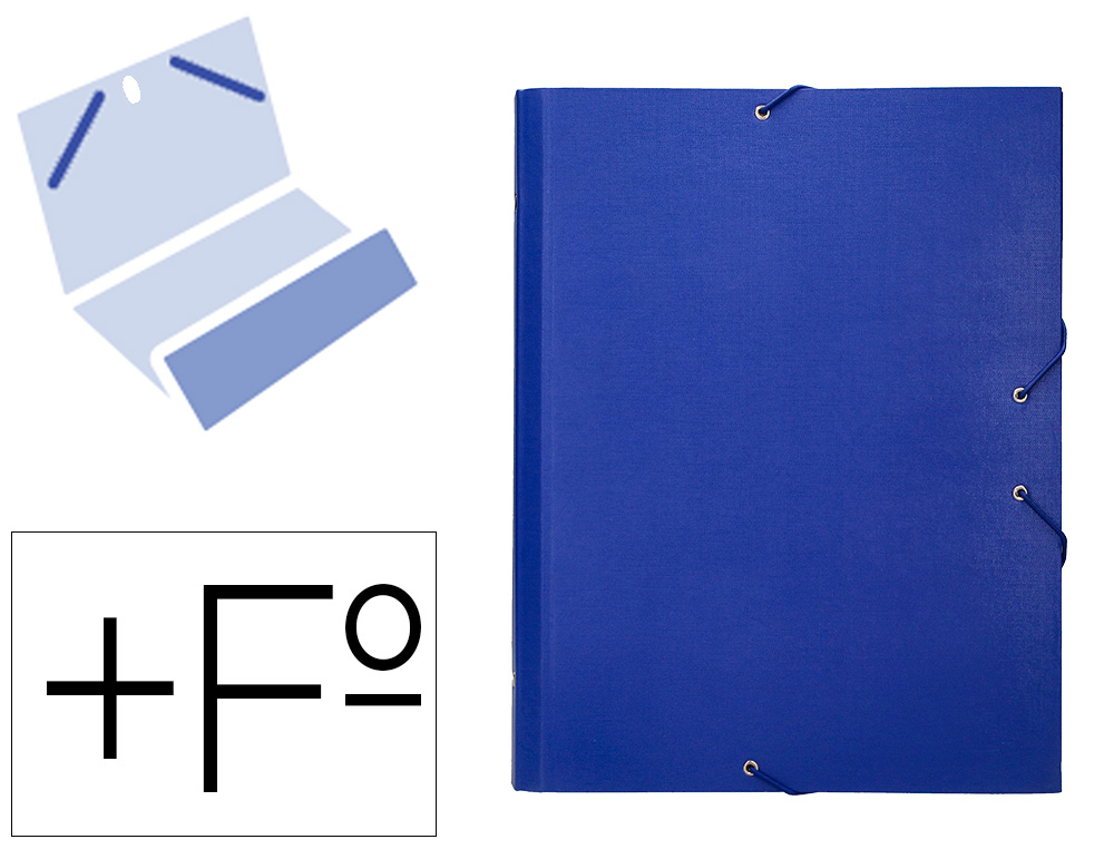 PASTA CLASSIFICADORA LIDERPAPEL COM 12 DEPARTAMENTOS AZUL