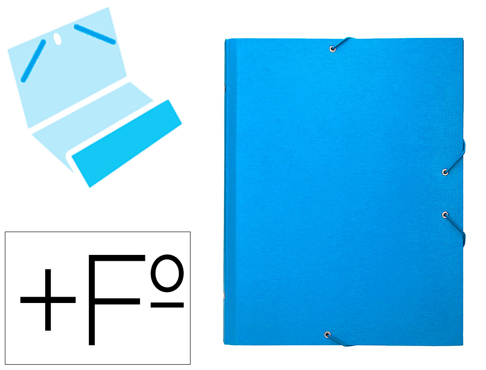 PASTA CLASSIFICADORA LIDERPAPEL COM 12 DEPARTAMENTOS CELESTE