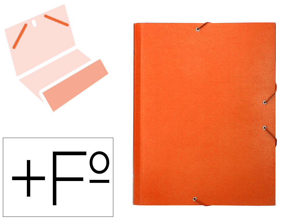 PASTA CLASSIFICADORA LIDERPAPEL COM 12 DEPARTAMENTOS LARANJA