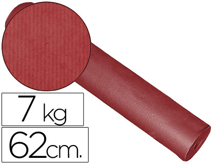PAPEL FANTASIA KRAFT LISO BORDEAUX 62 CM7 KG