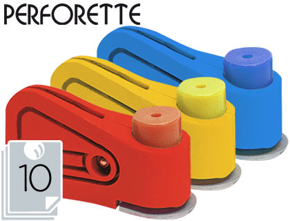 FURADOR 1 FURO PERFORETTE FURA 10 FOLHAS