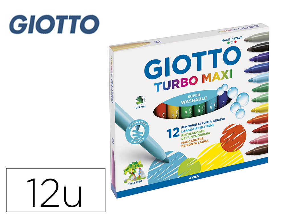 MARCADOR TURBO-MAXI COM 12 UNIDADES