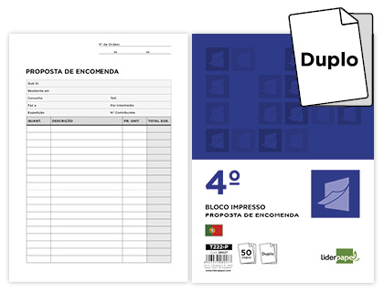 BLOCO ENCOMENDAS DUPLICADO155X215 MM