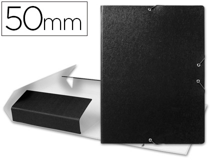CAPA ELASTICOS PARA PROJETOS LOMBADA 5 CM PRETA