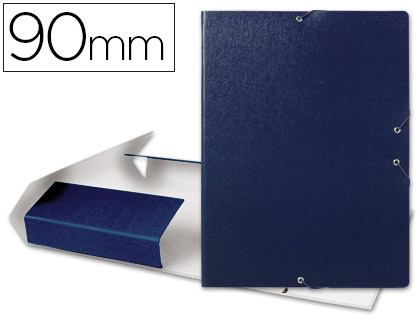 CAPA ELASTICOS PARA PROJETOS LOMBADA 9 CM AZUL