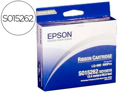 FITA IMPRESSORA EPSON LQ-670/860/1060/2500/2550, DLQ-2000 PRETO