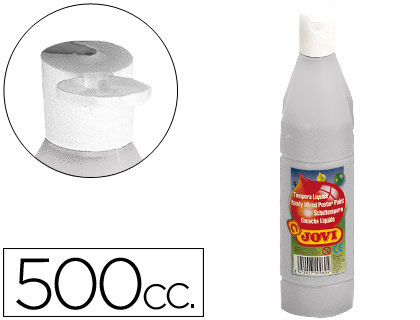 GUACHE LIQUIDO JOVI 500 ML PRATA