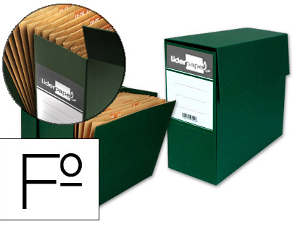 CAIXA DE TRANSFERENCIAS COM FOLE FORMATO FOLIO VERDE