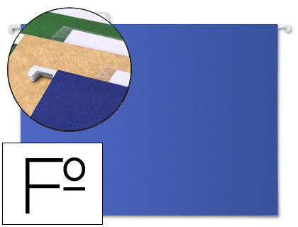 CAPAS DE SUSPENSAO LIDERPAPEL FOLIO KRAFT AZUL