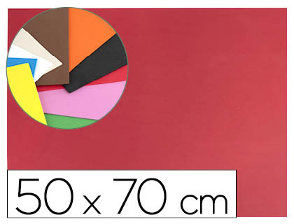 GOMA EVA LIDERPAPEL 50X70 CM 60GR 1,5 MM ESPESSURA VERMELHO