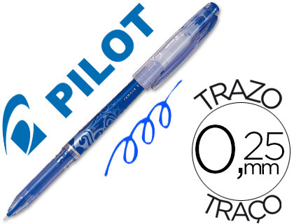ESFEROGRAFICA PILOT FRIXION PONTA FINA AZUL