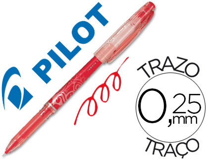 ESFEROGRAFICA PILOT FRIXION PONTA FINA VERMELHA