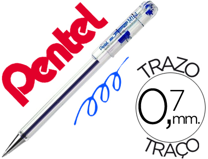 ESFEROGRAFICA PENTEL MINI BK77 AZUL 0,7 MM