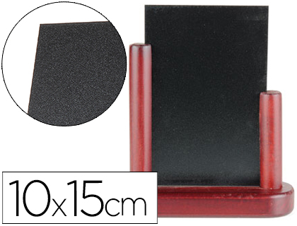 QUADRO PRETO LIDERPAPEL DUPLA FACE DE MADEIRA COM SUPERFICIE PARA MARCADORES TIPO GIZ 10X15CM