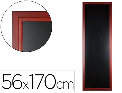 QUADRO PRETO LIDERPAPEL MURAL DE MADEIRA COM SUPERFICIE PARA MARCADORES TIPO GIZ 56X170CM