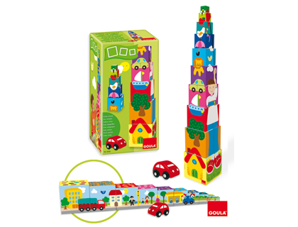 PUZZLE DISET CUBOS EMPILHAVEIS
