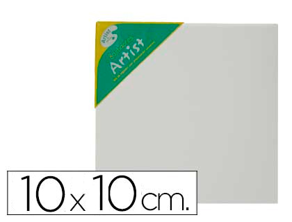 TELA DE ALGODAO ARTIST 100% AGRAFADA POR TRAS 10X10 CM
