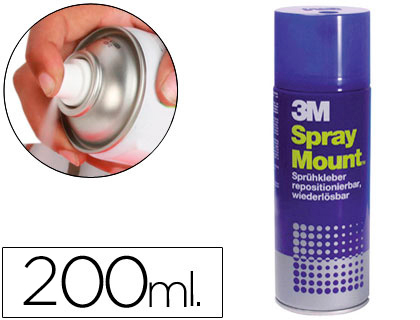 COLA SPRAY SCOTCH MOUNT COLA REPOSICIONAVEL POR TEMPO LIMITADO 200 ML