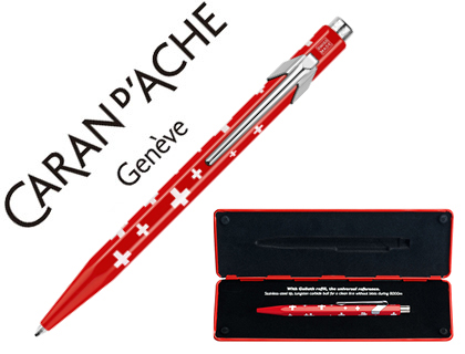 ESFEROGRFICA CARAN D'ACHE 849 TOTAL SWISS COM ESTOJO PONTA MEDIA