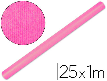 PAPEL KRAFT LIDERPAPEL ROLO ROSA 25X1 MT 65 GR