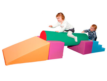 CONJUNTO PSICOMOTROCIDADE 45 SUMO DIDACTIC MULTICOR 245X60X45 CM