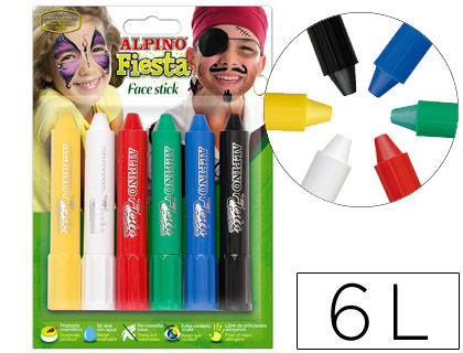 BARRA MAQUILHAGEM FACE STICK 6 CORES SORTIDAS
