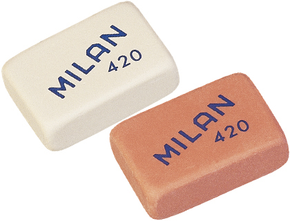 BORRACHA MILAN BRANCA 420