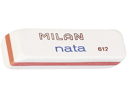 BORRACHA MILAN BRANCA NATA 612