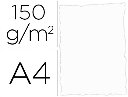 PAPEL PERGAMINHO TROQUELADO DIN A4 150 GR COR PARCHMENT BRANCO EMBALAGEM DE 25 FOLHAS