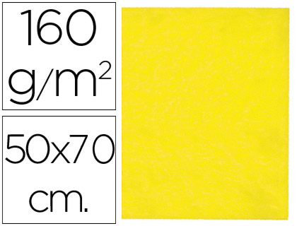 FELTRO LIDERPAPEL 50X70CM AMARELO