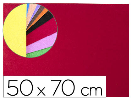 GOMA EVA LIDERPAPEL TEXTURA TOALHA VERMELHO PLACA 50X70CM 60GR ESPESSURA 2MM